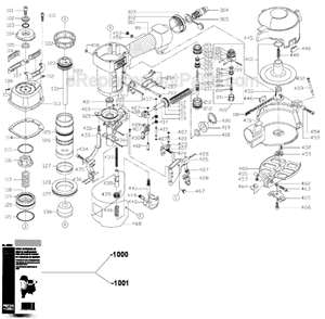 Part Location Diagram of 888531 DeWALT SPRING